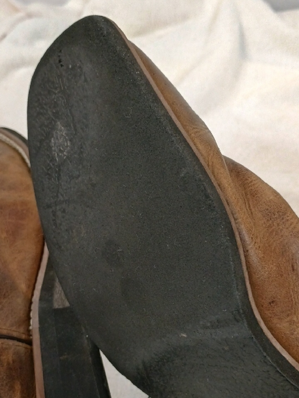 Boys Size 7 Smokey Mountain Leather Cowboy Boots - Picture 7 of 16